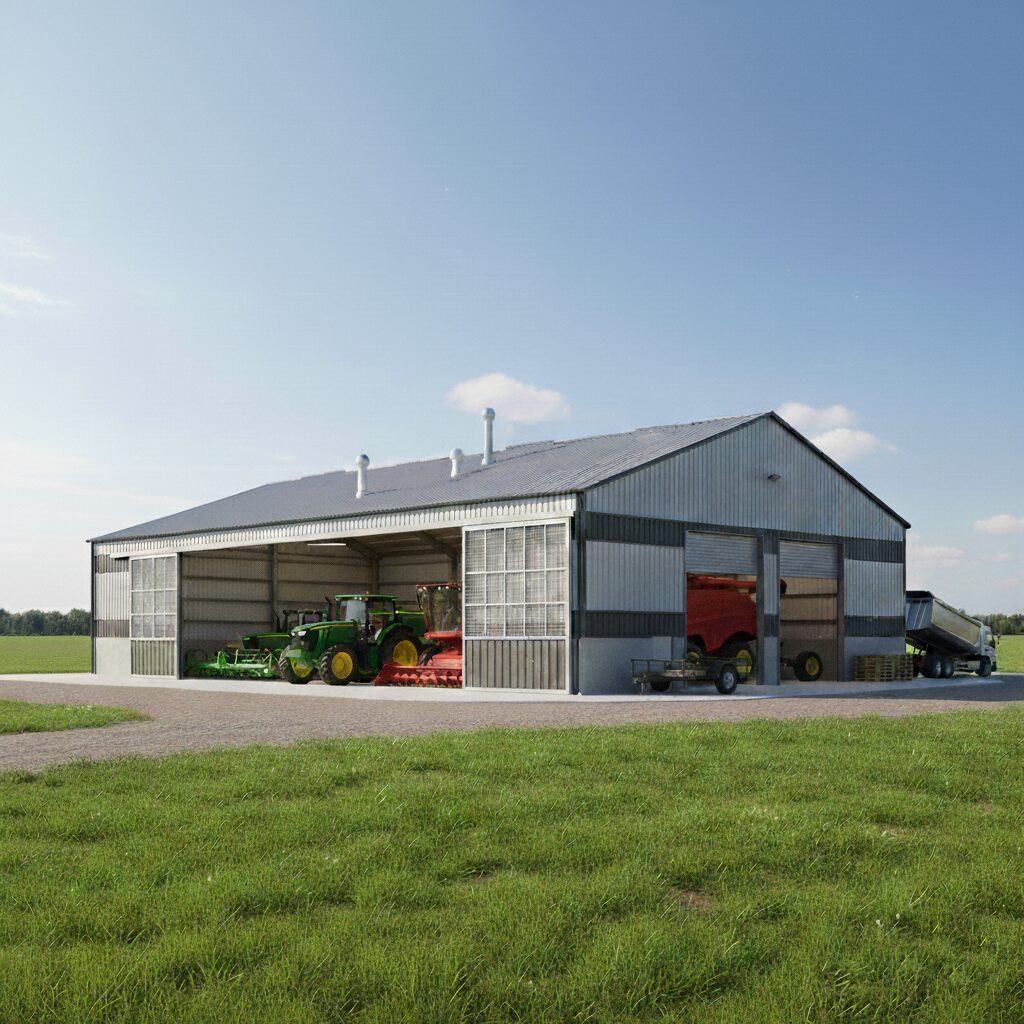 Lauksaimniecības tehnikas novietnes